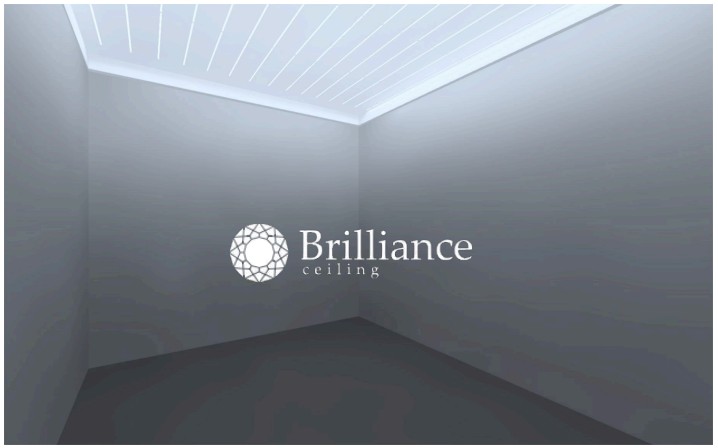 Šviečiančių lubų apšvitos projektas Brilliance 2